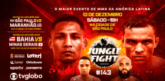 Jungle Fight 143 terá duas disputas de cinturão em São Paulo