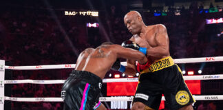 Anderson vence Tyron Woodley no 2º round; Joshua nocauteia Jake Paul