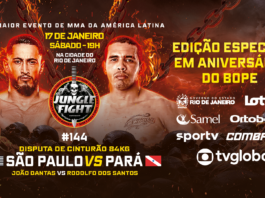Jungle Fight no Bope tem disputa do cinturão peso-médio