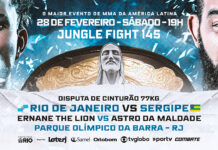 Jungle Fight 145 leva disputa de cinturão a palco olímpico no Rio