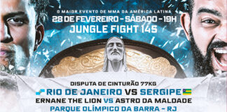 Jungle Fight 145 leva disputa de cinturão a palco olímpico no Rio