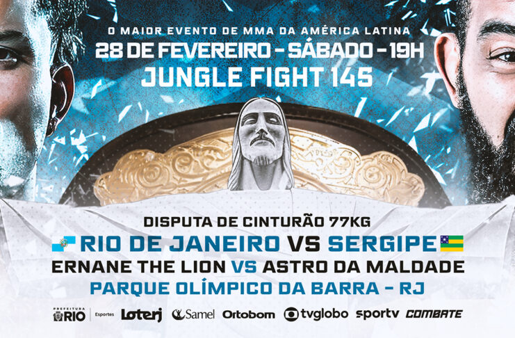 Jungle Fight 145 leva disputa de cinturão a palco olímpico no Rio