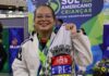 Maria Clara ‘Pitbull’ conquista bronze no Sul-Americano Kids de Jiu-Jitsu