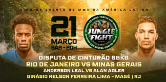 Jungle Fight estreia em Magé (RJ) com disputa de cinturão e bandeira contra maus-tratos aos animais