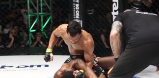 Jungle Fight 147: Alan Adler conquista cinturão peso-pena em meio a caldeirão em Magé (RJ)