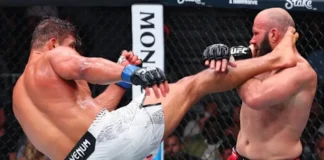 Borrachinha vence russo no UFC 327 e Ulberg conquista cinturão