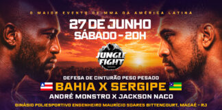 Jungle Fight desembarca em Macaé com disputa do cinturão peso pesado