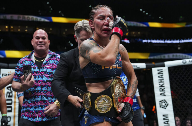 Cris Cyborg deixa aposentadoria em aberto: “Não sei se vou lutar de novo” Cyborg venceu Ketlen na PFL