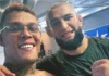 Chimaev cita Caio Borralho para próxima luta, e brasileiro aceita: ‘Só me avise’ Caio Borralho e Khamzat Chimaev