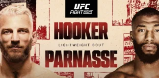 UFC Paris: horário, onde assistir e card de Hooker x Parnasse UFC Paris 2026