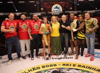 Jungle Fight 156 consagra Nágila Goku e Fabrício Bakai como campeões do Fight do Milhão 2026