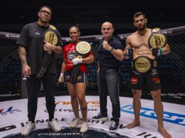 Finalizações definem campeões no Jungle Fight 155 em noite de casa cheia em Niterói